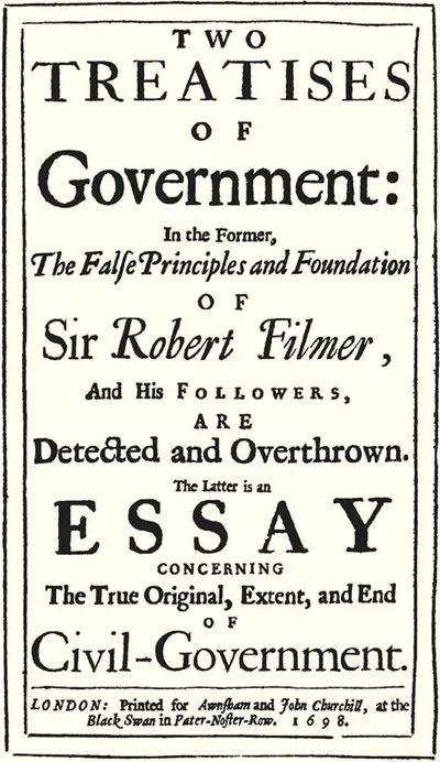 Cover of Two Treatises of Government by John Locke